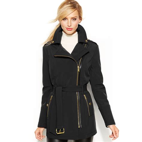 black michael kors coat what's it worth|Michael Kors black winter coat.